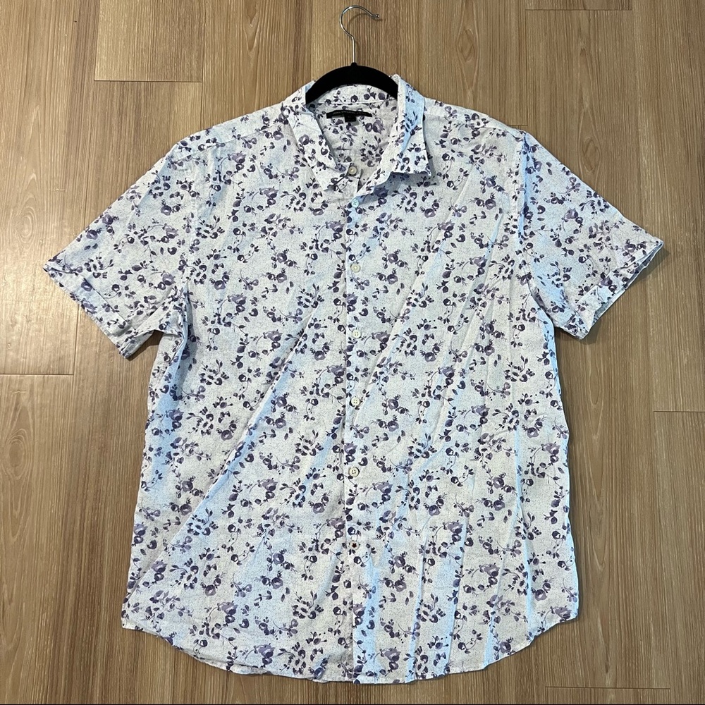 EUC John Varvatos Short Sleeve Button Down Shirt